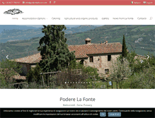Tablet Screenshot of poderelafonte.com
